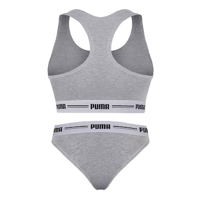 Kit Top Puma Nadador + Calcinha Biquíni - Feminino - Foto 2