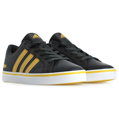 Tênis adidas Vs Pace 2.0 Preto e Amarelo - Masculino - Foto 3