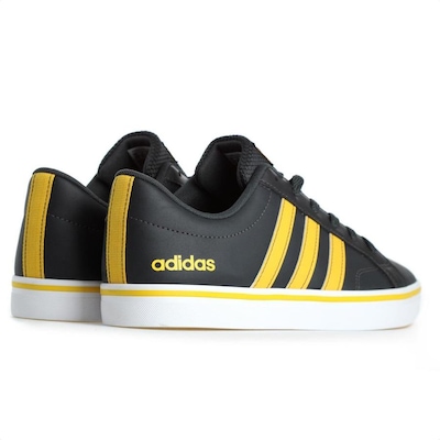 Tênis adidas Vs Pace 2.0 Preto e Amarelo - Masculino - Foto 4