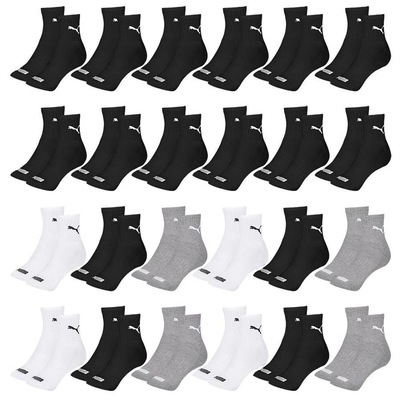 Kit Meia Cano Médio Puma Esportiva - 24 Pares - Feminino - Foto 1