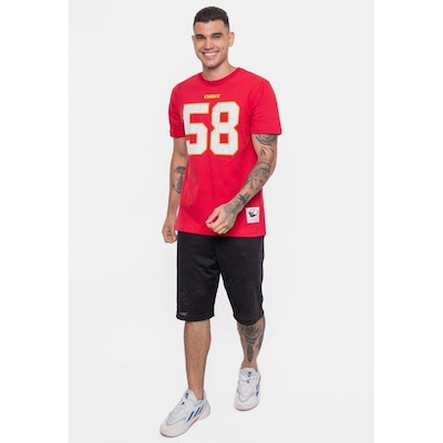 Camiseta Mitchell & Ness Nfl Kansas City Chiefs Derrick Thomas - Masculina - Foto 4