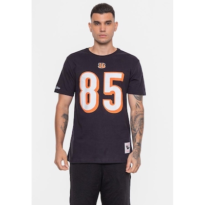 Camiseta Mitchell & Ness Nfl Cincinnatti Bengals Chad Johnson - Masculina - Foto 4