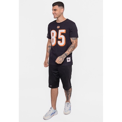 Camiseta Mitchell & Ness Nfl Cincinnatti Bengals Chad Johnson - Masculina - Foto 5