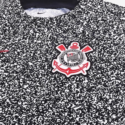 Camiseta Nike Corinthians Pré-Jogo 2024 Academy Pro - Infantil - Foto 3