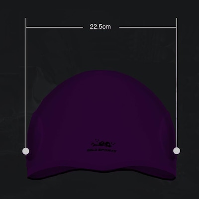 Touca de Natação Gold Sports Ergononico Ultra Confort de Silicone com Cobertura Das Orelhas - Adulto - Foto 4