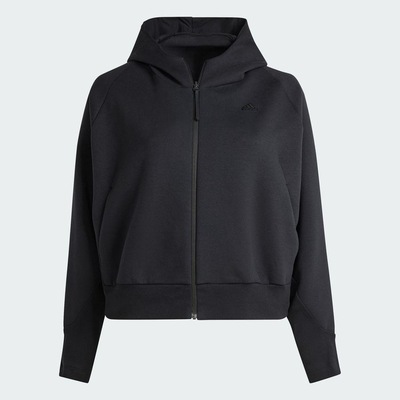 Jaqueta de Moletom com Capuz adidas Z.N.E. Plus Size - Feminina - Foto 3