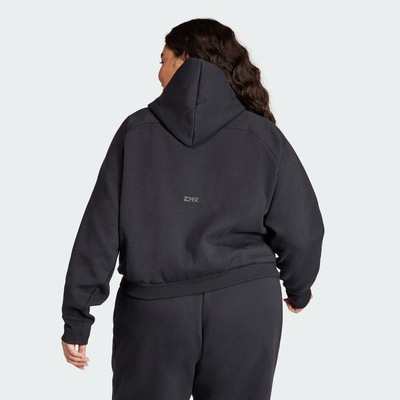 Jaqueta de Moletom com Capuz adidas Z.N.E. Plus Size - Feminina - Foto 4