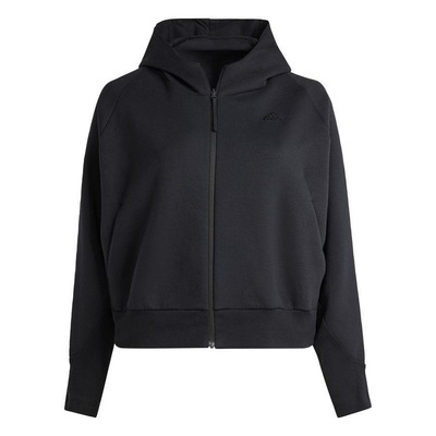 Jaqueta de Moletom com Capuz adidas Z.N.E. Plus Size - Feminina - Foto 1