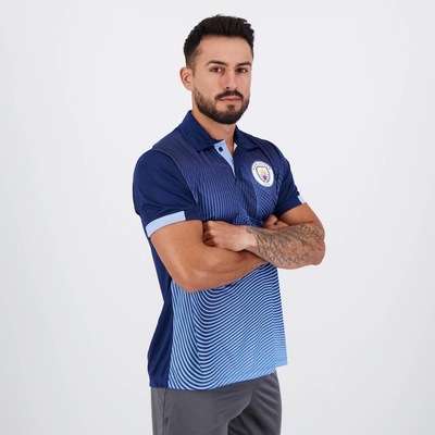 Camisa Polo Manchester City SPR Edwin - Masculina - Foto 2