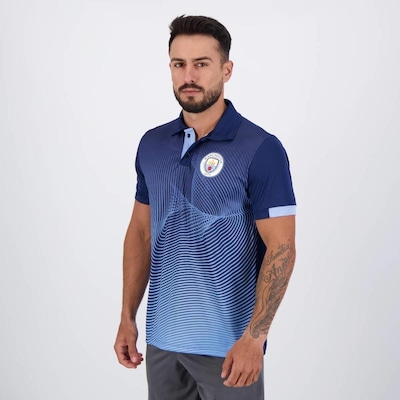 Camisa Polo Manchester City SPR Edwin - Masculina - Foto 3