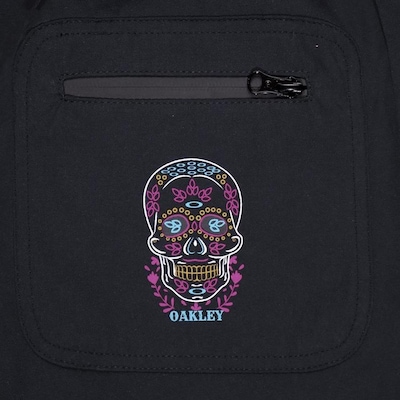 Bermuda Oakley Trunk Dia de Los Muertos - Masculina - Foto 4