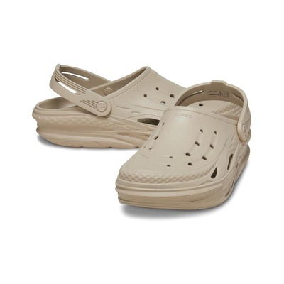 Sandália Crocs Off Grid Clog Cobblestone - Unissex - Foto 4