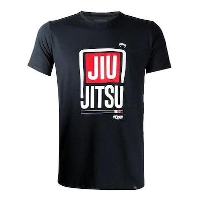 Camiseta Venum Jiu Jitsu Grau Dark - Masculina - Foto 6
