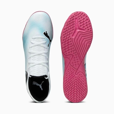 Chuteira Futsal Puma Future 7 Play It + Meia Antiderrapante - Adulto - Foto 3