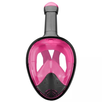 Máscara Subaquática de Mergulho Gold Sports Full Face com Snorkel - Adulto - Foto 2