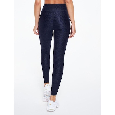 Calça Legging Bodyforsure Texturizada Nature - Feminina - Foto 3