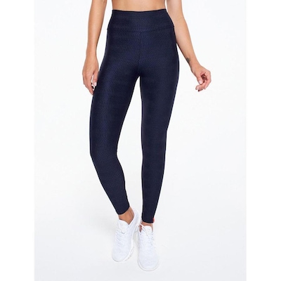 Calça Legging Bodyforsure Texturizada Nature - Feminina - Foto 1