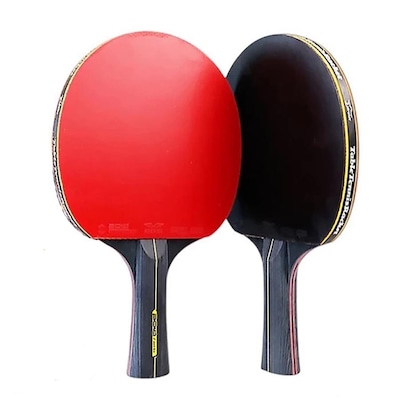 Kit Tênis de Mesa Gold Sports Boli 6.0 Series - 2 Raquetes 6 Star Profissional + 1 Mesh Bag - Foto 1