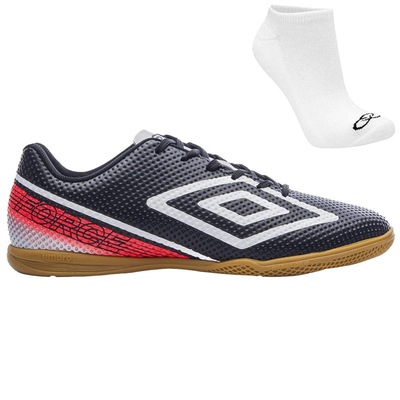 Kit Chuteira Futsal Umbro Force + Meia - Adulto - Foto 1