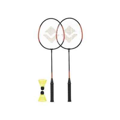 Kit Badminton Vollo Completo com 2 Raquetes e 2 Petecas - Foto 1