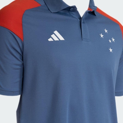 Camiseta Polo do Cruzeiro 24/25 adidas - Masculina - Foto 5