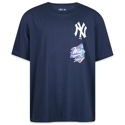 Camiseta New Era Plus Size Regular New York Yankees - Masculina - Foto 1