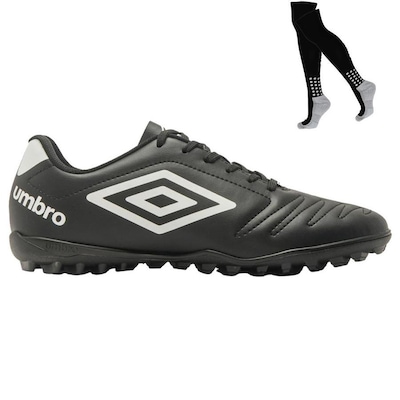 Chuteira Society Umbro Class + Meião - Adulto - Foto 1