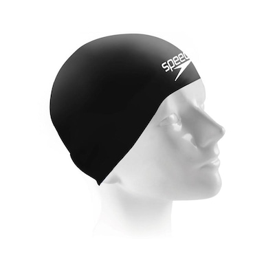 Touca de Natação Speedo Competitiva  Em Silicone Fastshark - Adulto - Foto 1