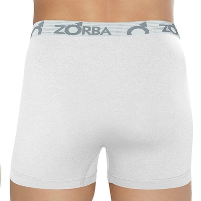 Kit Cuecas Zorba Boxer com Abertura - 6 Unidades - Adulto - Foto 4
