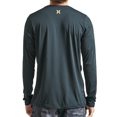 Camiseta Surf Hurley Manga Longa Icon Sm24 - Masculina - Foto 2
