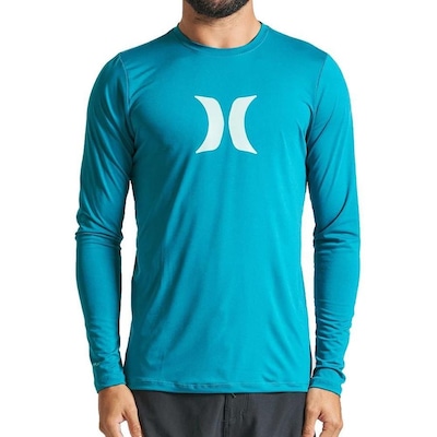 Camiseta Surf Hurley Manga Longa Icon Sm24 - Masculina - Foto 1
