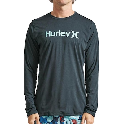 Camiseta Surf Hurley Manga Longa One&Only Sm24 - Masculina - Foto 1