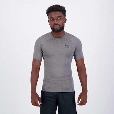 Camiseta de Compressão Under Armour Heatgear Comp - Masculina - Foto 1