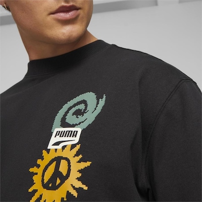 Camiseta Manga Longa Puma Downtown - Masculina - Foto 6
