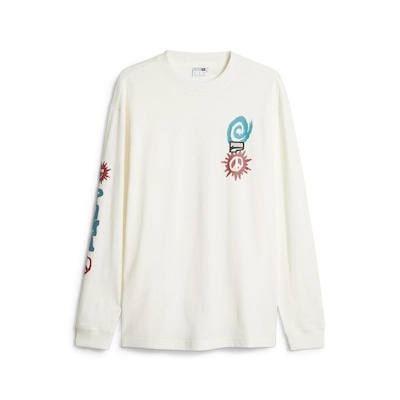Camiseta Manga Longa Puma Downtown - Masculina - Foto 1