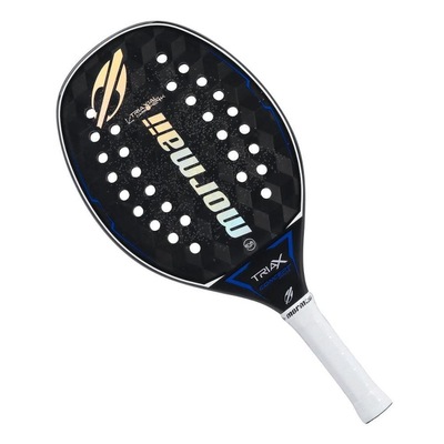 Raquete de Beach Tennis Mormaii Triax Concept Holeless 24K - Foto 1