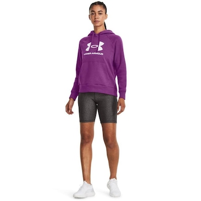 Blusão Fleece Under Armour Rival Big Logo - Feminino - Foto 4