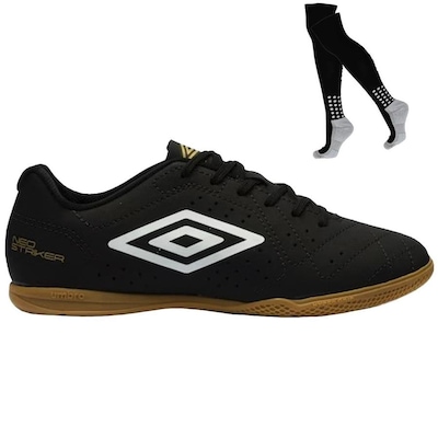 Chuteira Futsal Umbro Neo Striker + Meião - Adulto - Foto 1