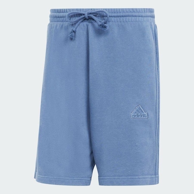 Shorts adidas Moletinho All Szn Três Listras Garment-Wash - Masculino - Foto 3