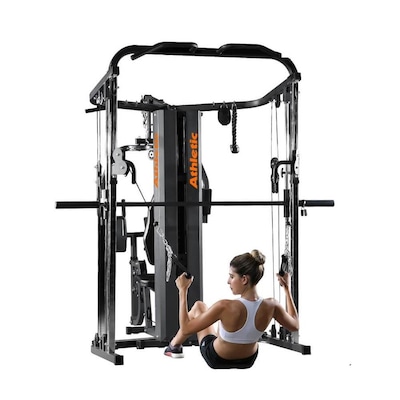 Estação Funcional Trainer Athletic 2400Ms com 67,5Kg +40 Exercícios - Foto 3