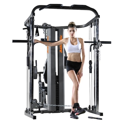 Estação Funcional Trainer Athletic 2400Ms com 67,5Kg +40 Exercícios - Foto 5