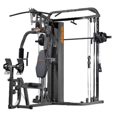 Estação Funcional Trainer Athletic 2400Ms com 67,5Kg +40 Exercícios - Foto 1