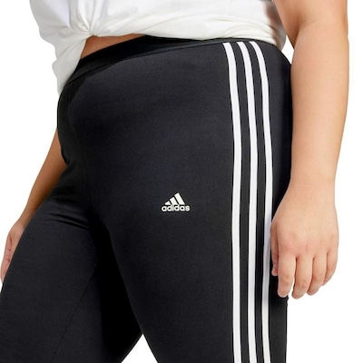 Calça Legging adidas Essentials 3-Stripes Plus Size - Feminina - Foto 3