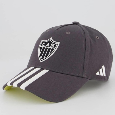 Boné Aba Curva Atlético Mineiro adidas Escudo - Strapback - Adulto - Foto 1