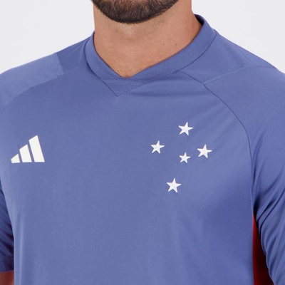 Camisa do Cruzeiro Treino Atleta 2024 adidas - Masculina - Foto 5