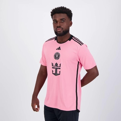 Camisa Inter Miami 2024 adidas Home 9 Suárez - Masculina - Foto 4