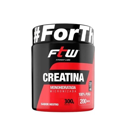 Kit Creatina 300g FTW 100% Pura com Coqueteleira Diabo Verde - Foto 2