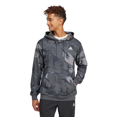 Blusão de Moletom com Capuz adidas Seasonal Essentials - Masculino - Foto 1
