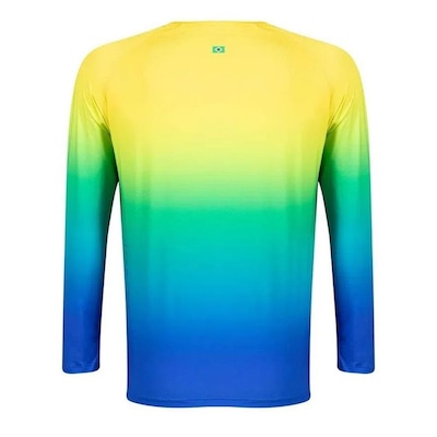 Camiseta Mormaii Masculina Manga Longa Beach Sports Brasil - Foto 2