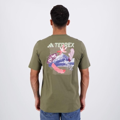 Camiseta adidas Terrex Grafica - Masculina - Foto 4